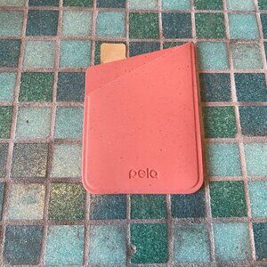 Pela adhesive cardholder - terracotta